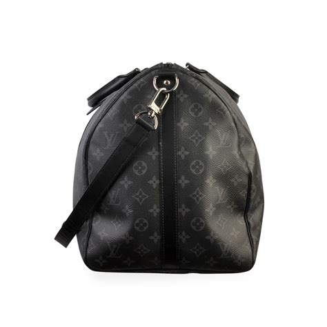 louis vuitton keepall 55 monogram eclipse|louis vuitton speedy 55.